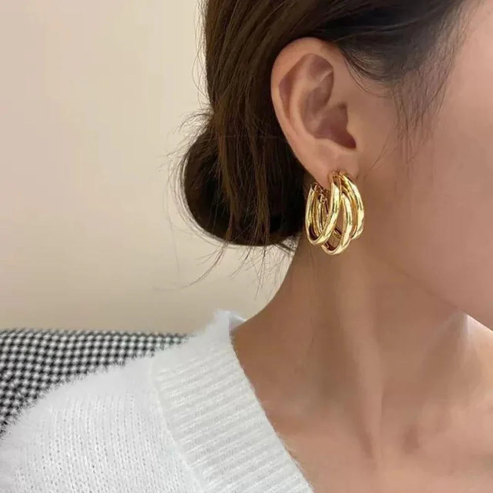 "Radiant Rounds" – Classic Hoop Earrings