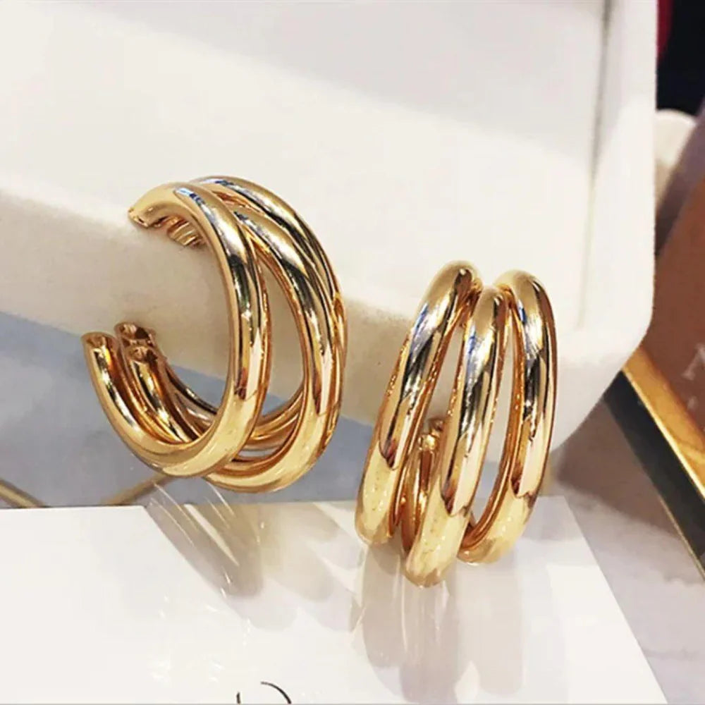 "Radiant Rounds" – Classic Hoop Earrings