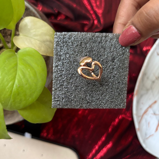 heart statement ring