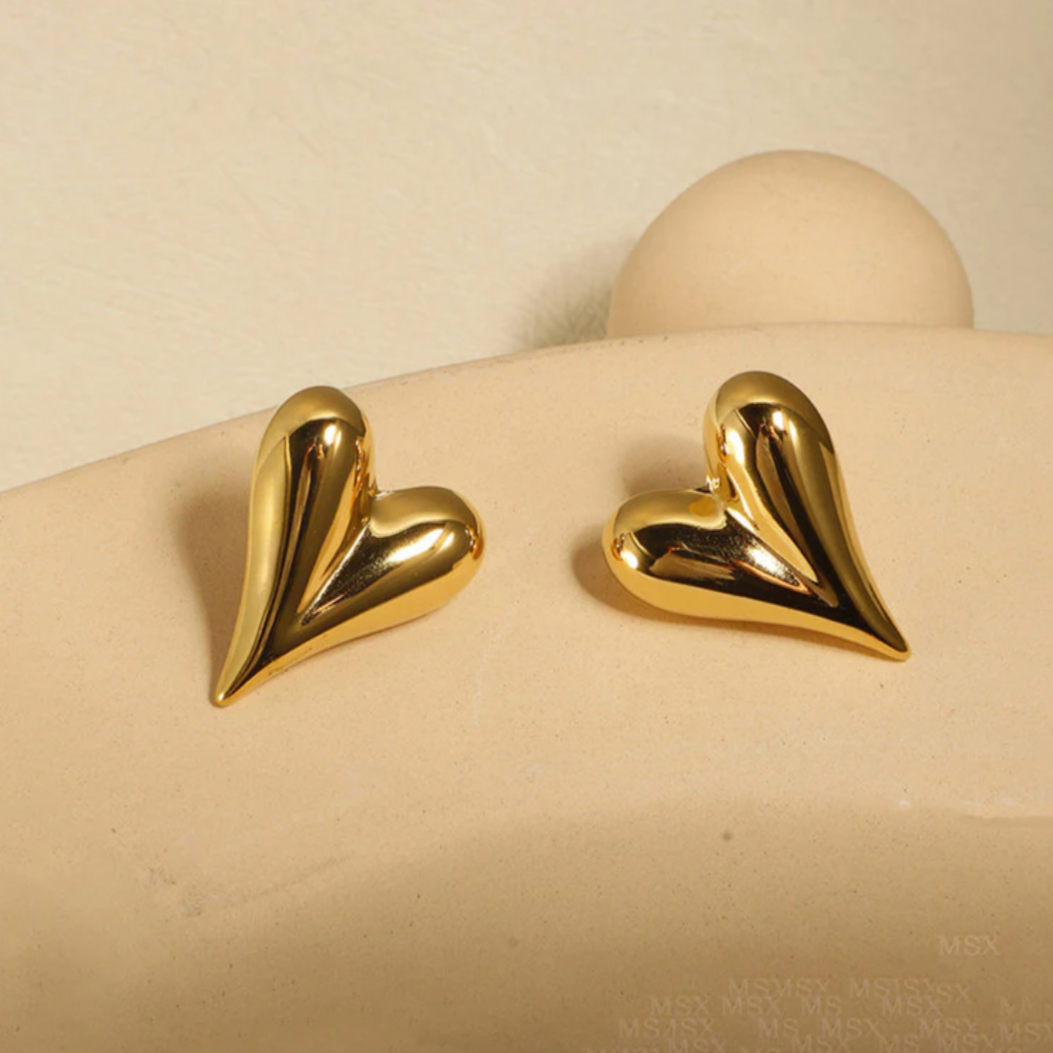heart studs