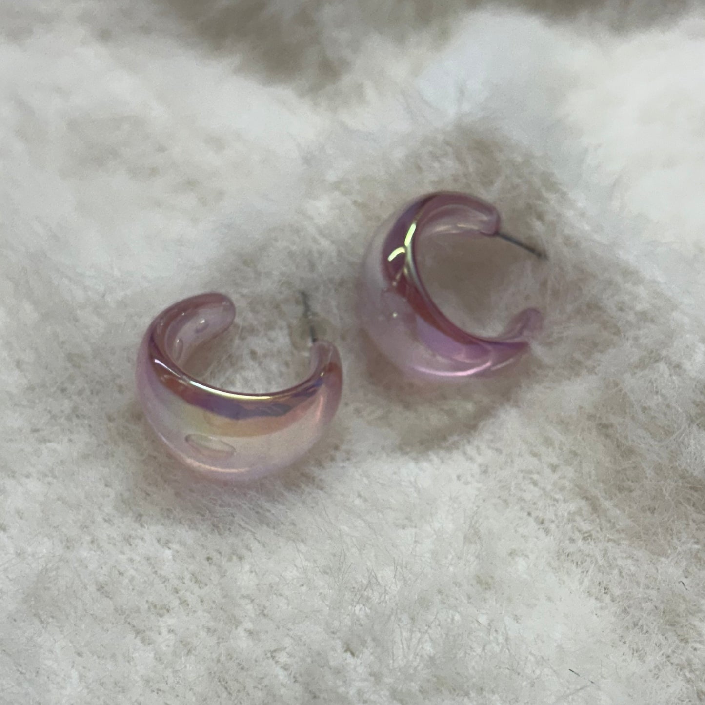 purple acrylic hoops earrings buy