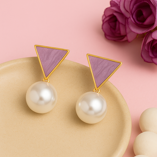 Serene Pearl Drop Earrings