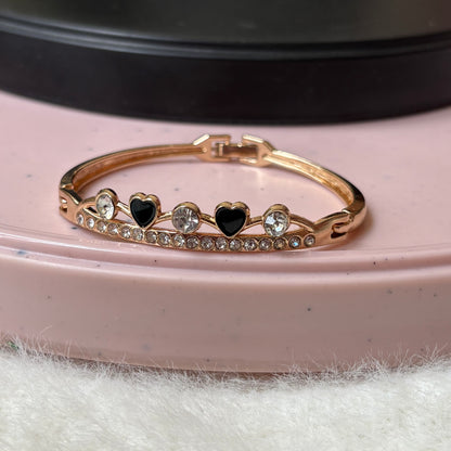 Ebon Heartline Bangle Bracelet 2