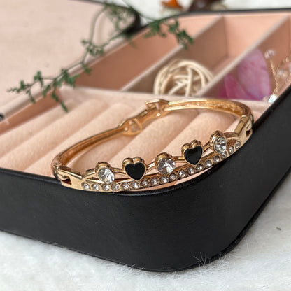 Noir Fleur Bangle Bracelet 3