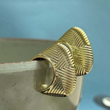 golden hoop glow earrings 1