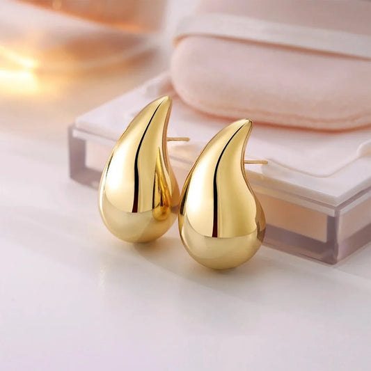 Tiny Tear Drops: Stud Earrings